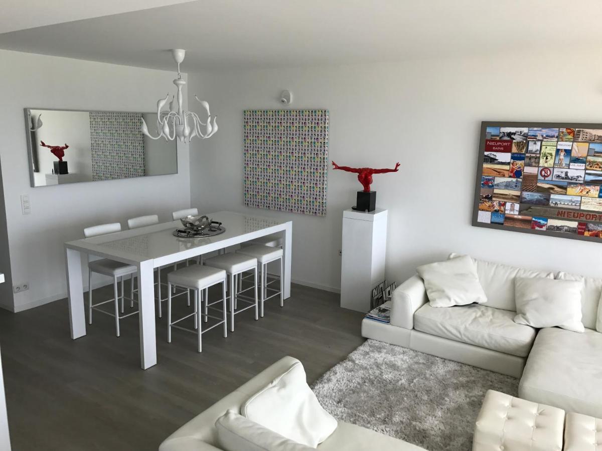 Ferienwohnung White Sea/Sun/Sky Dreams 4 Six @ Nieuwpoort Exterior foto